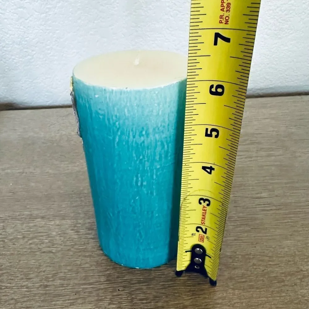 Mermaid Coastal Beach Pillar Candle